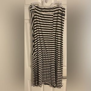 Maxi, Black and White, Long Skirt